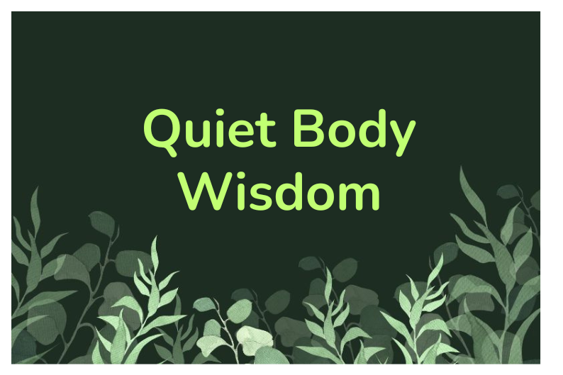 Listening to Your Body: Awareness, Health Signs, and Herbal Intuition