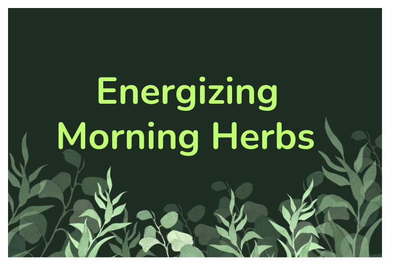 Energize Your Day: Morning Herbs for a Daily Wellness Boost