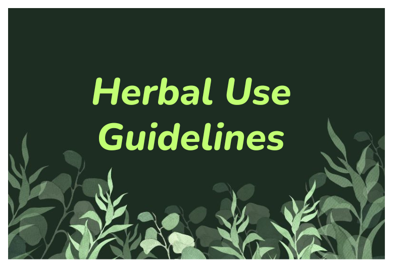 Essential Guidelines for Safe Herbal Use: Dosage and Practices