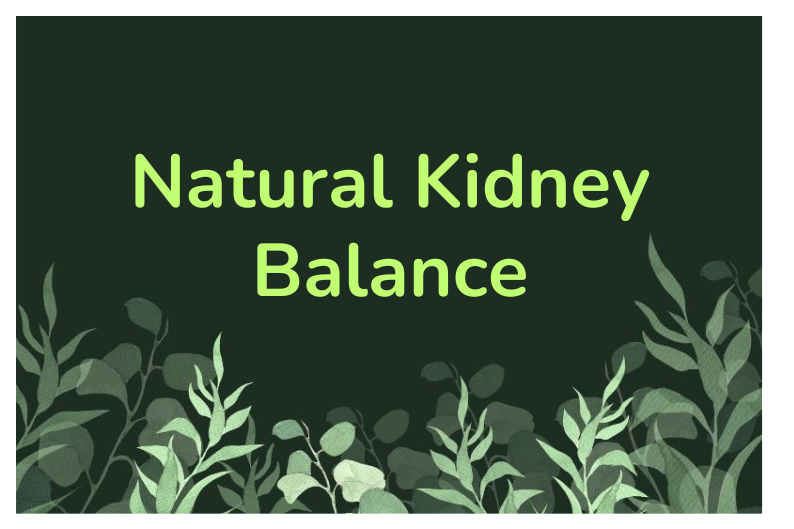 Natural Balance: Herbal Cleansing for Kidney and Urinary Health