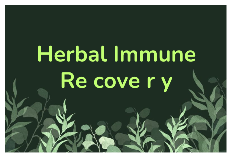 Herbal Support for Immune Recovery and Energy Regain After Illness