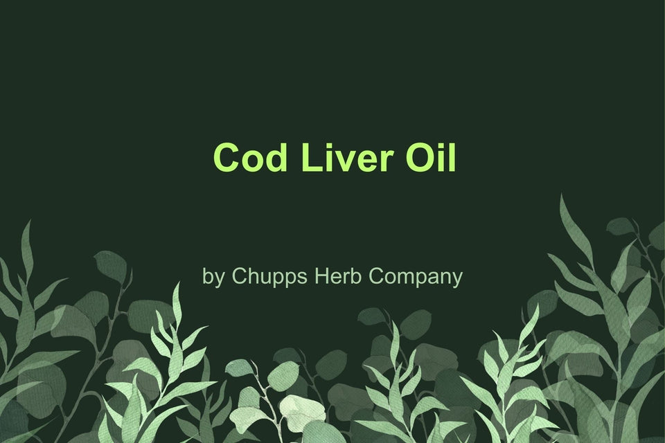 Boost Your Health with Cod Liver Oil: Rich Source of Omega-3 and Vitamins A &amp; D