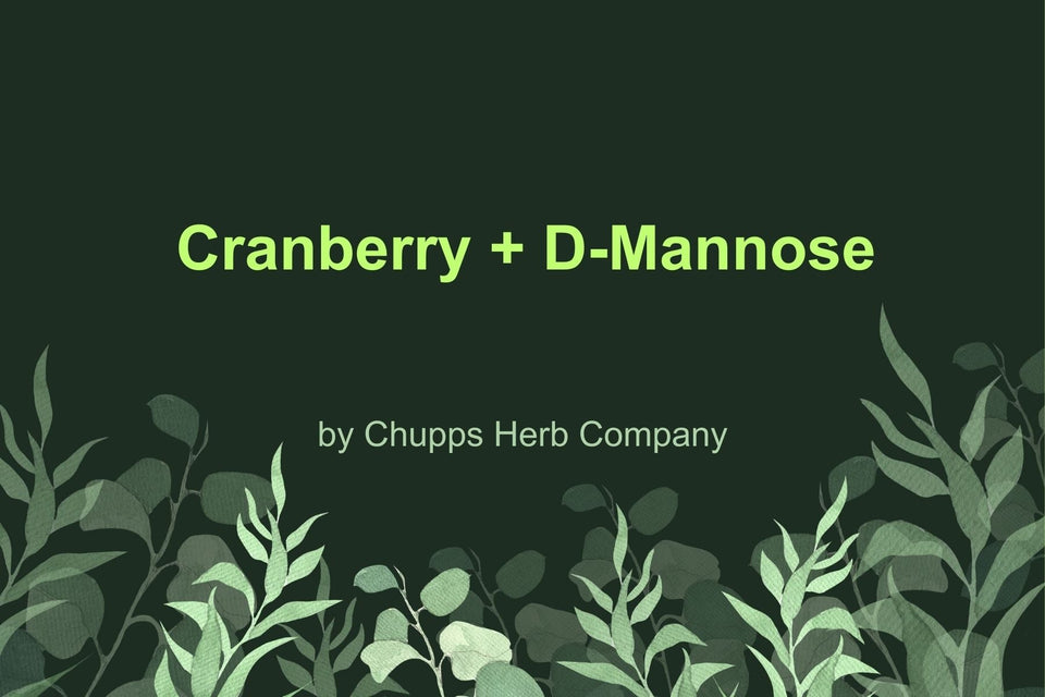 Support Urinary Health Naturally with Cranberry D-Mannose