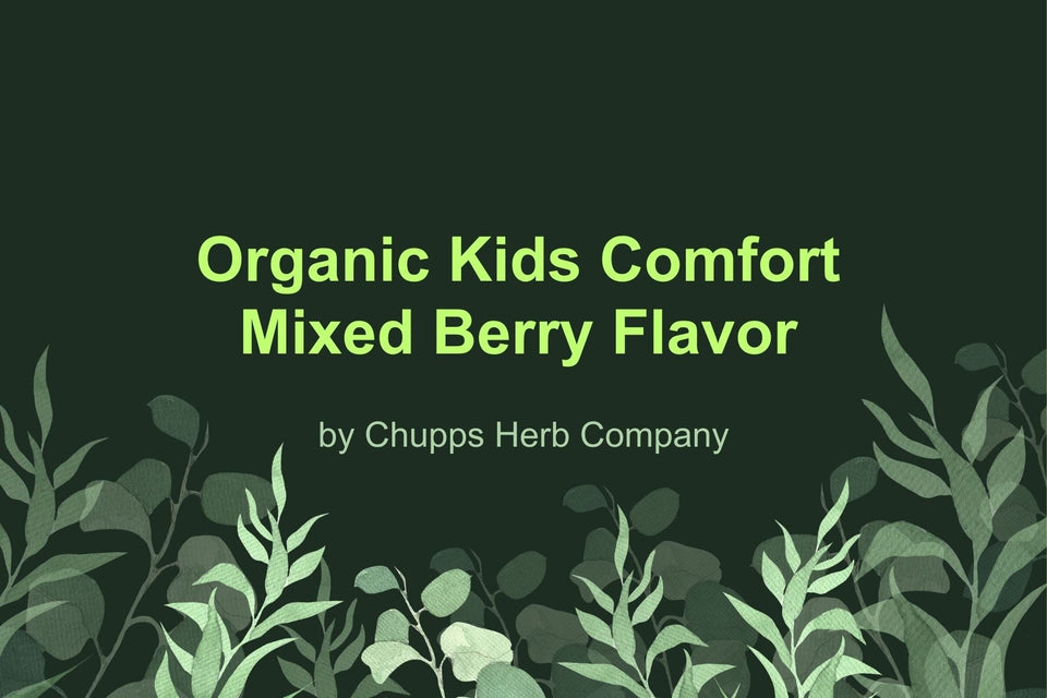 Soothe Your Child with Organic Kids Comfort: Natural Relief in Mixed Berry Flavor