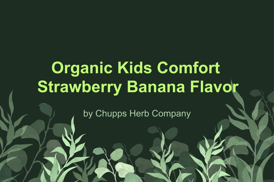 Soothe Your Child with Organic Kids Comfort: Natural Relief in Strawberry Banana Flavor