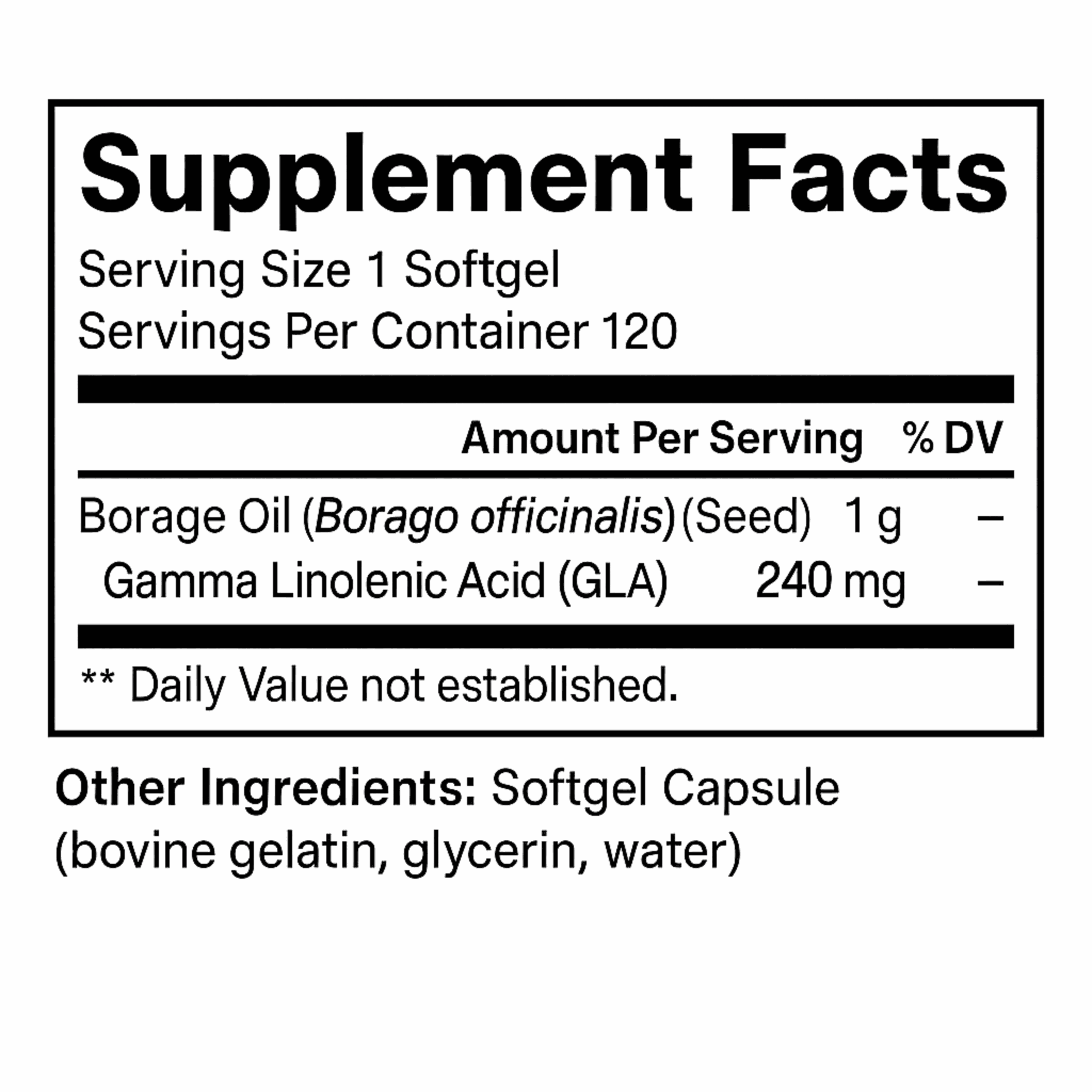 Borage Oil