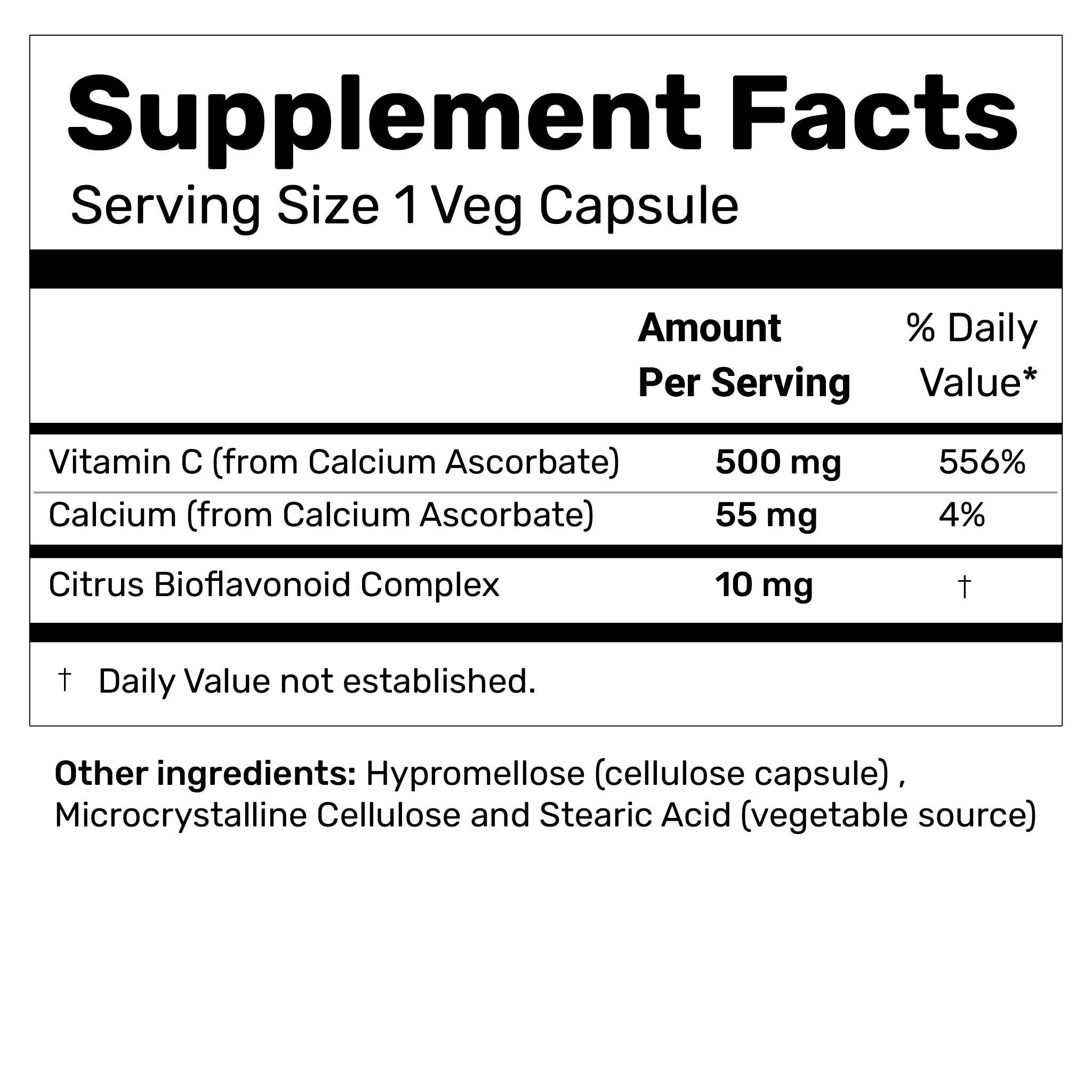 C-500 Vitamins C (Buffered)