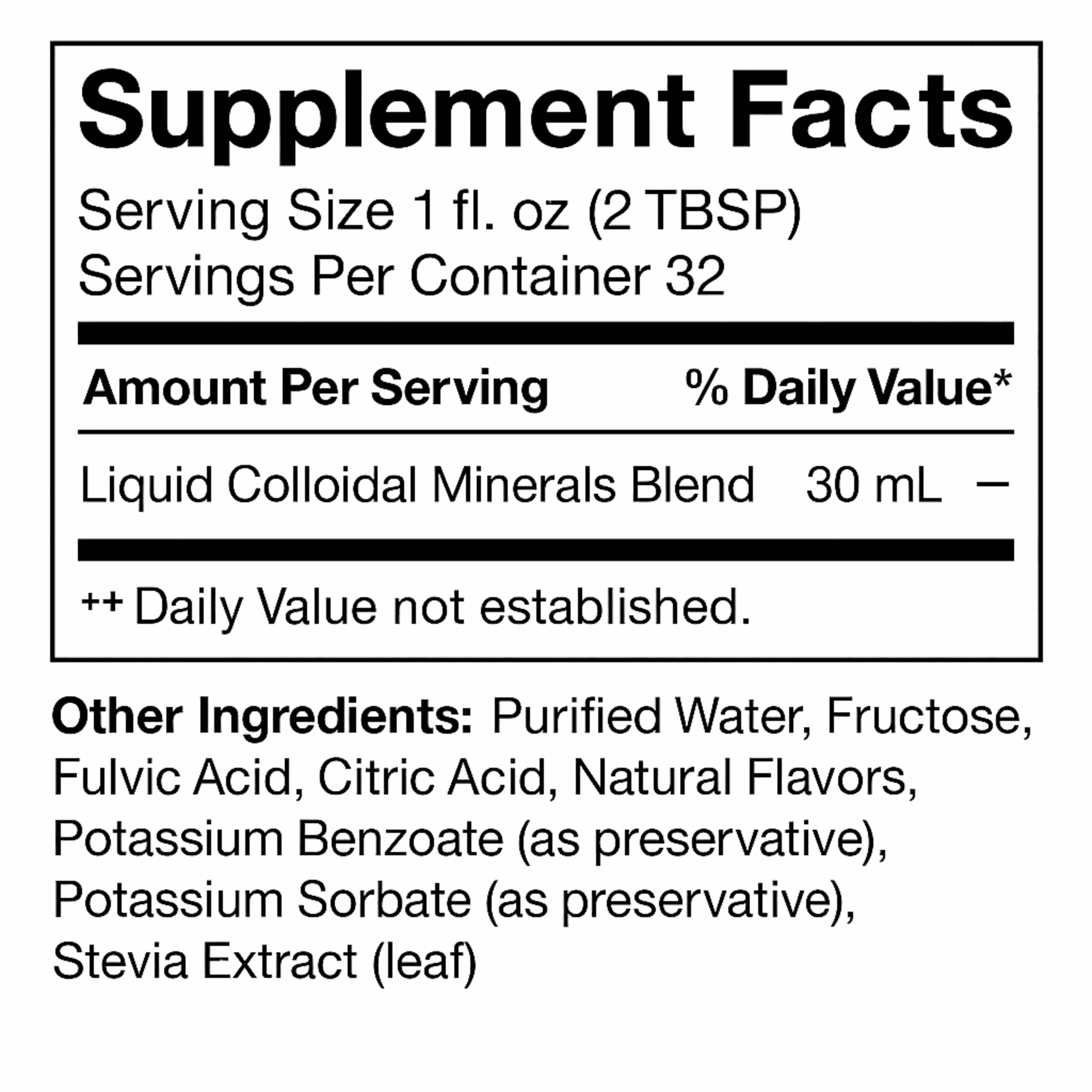 Colloidal Minerals