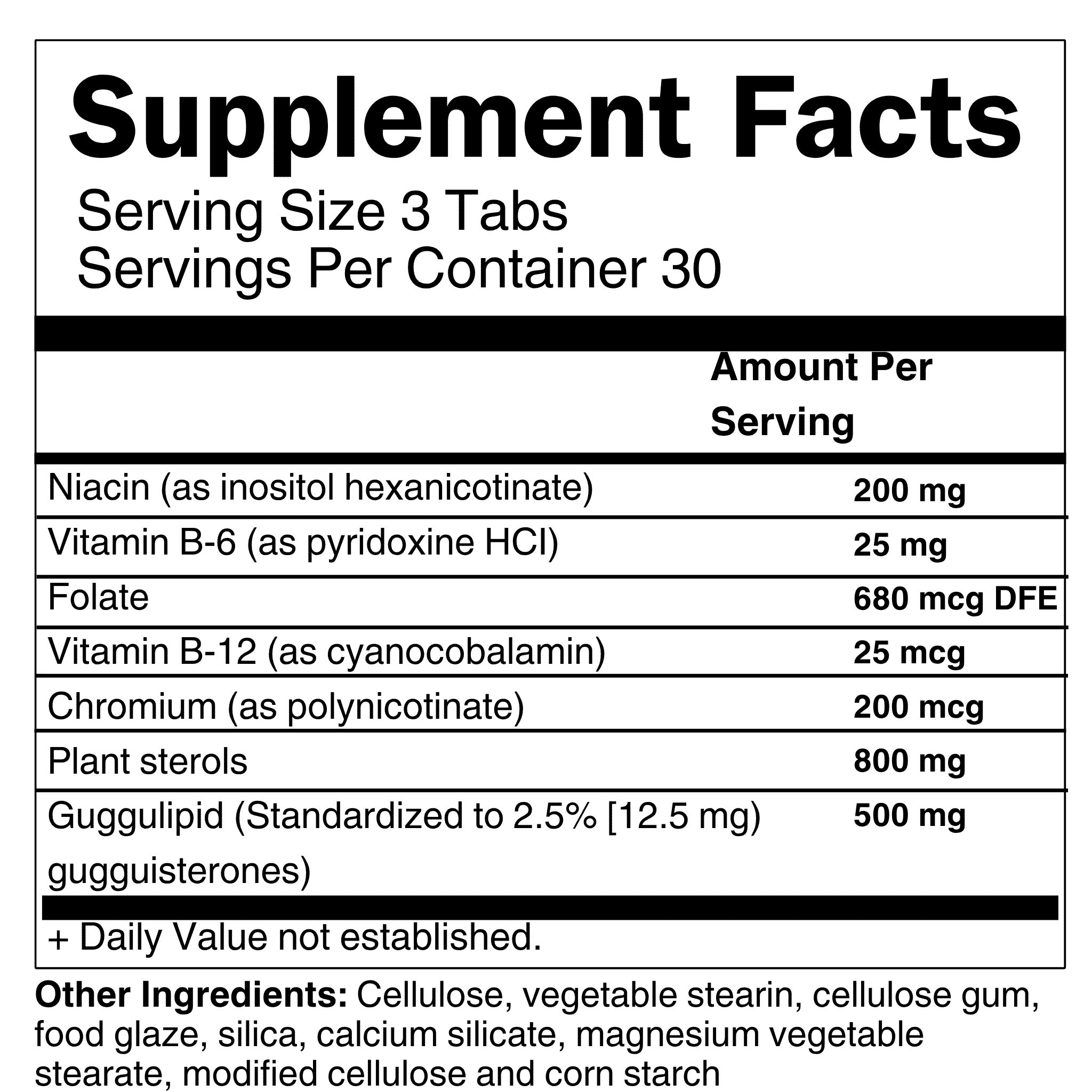 Cholesterol Support