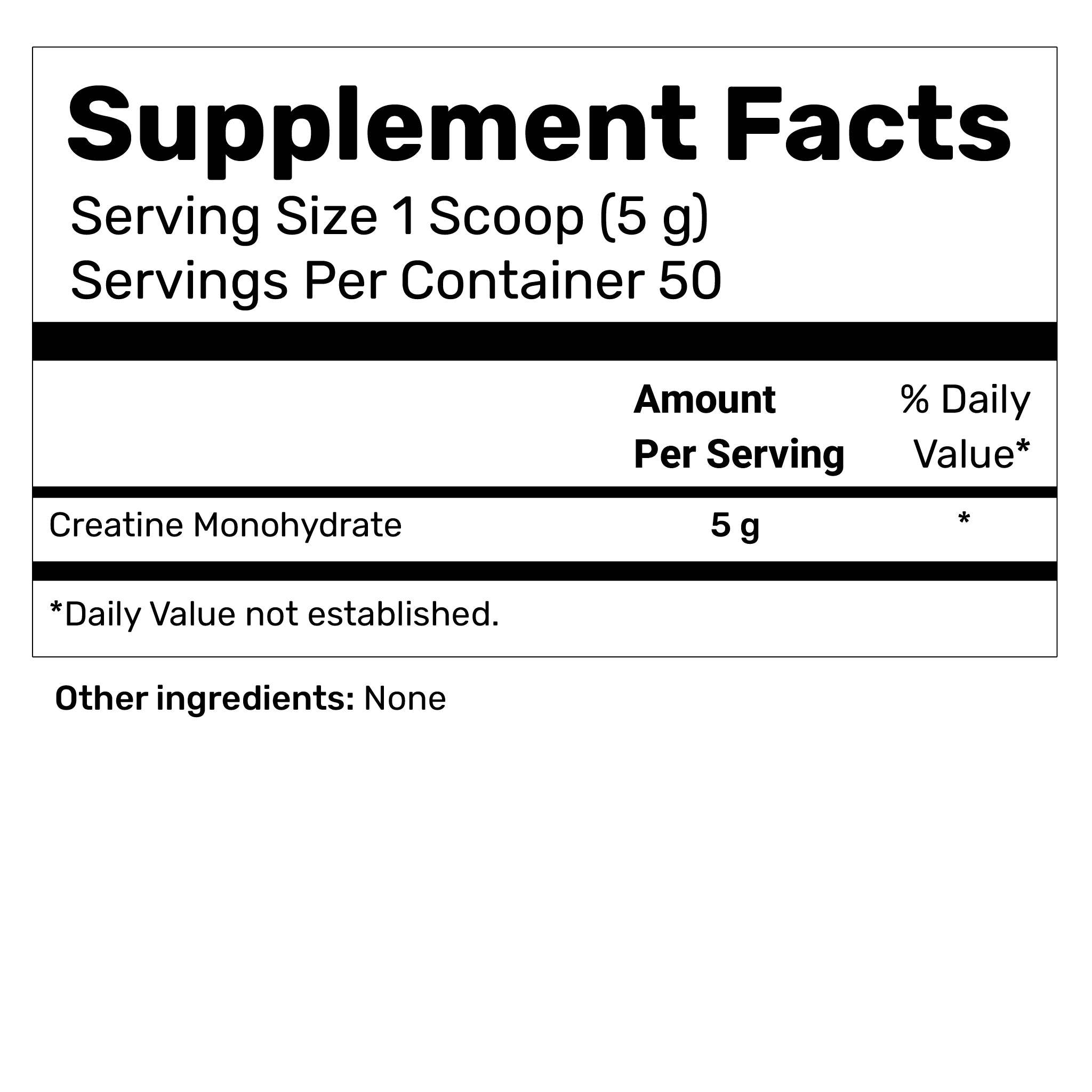 Creatine Monohydrate Powder