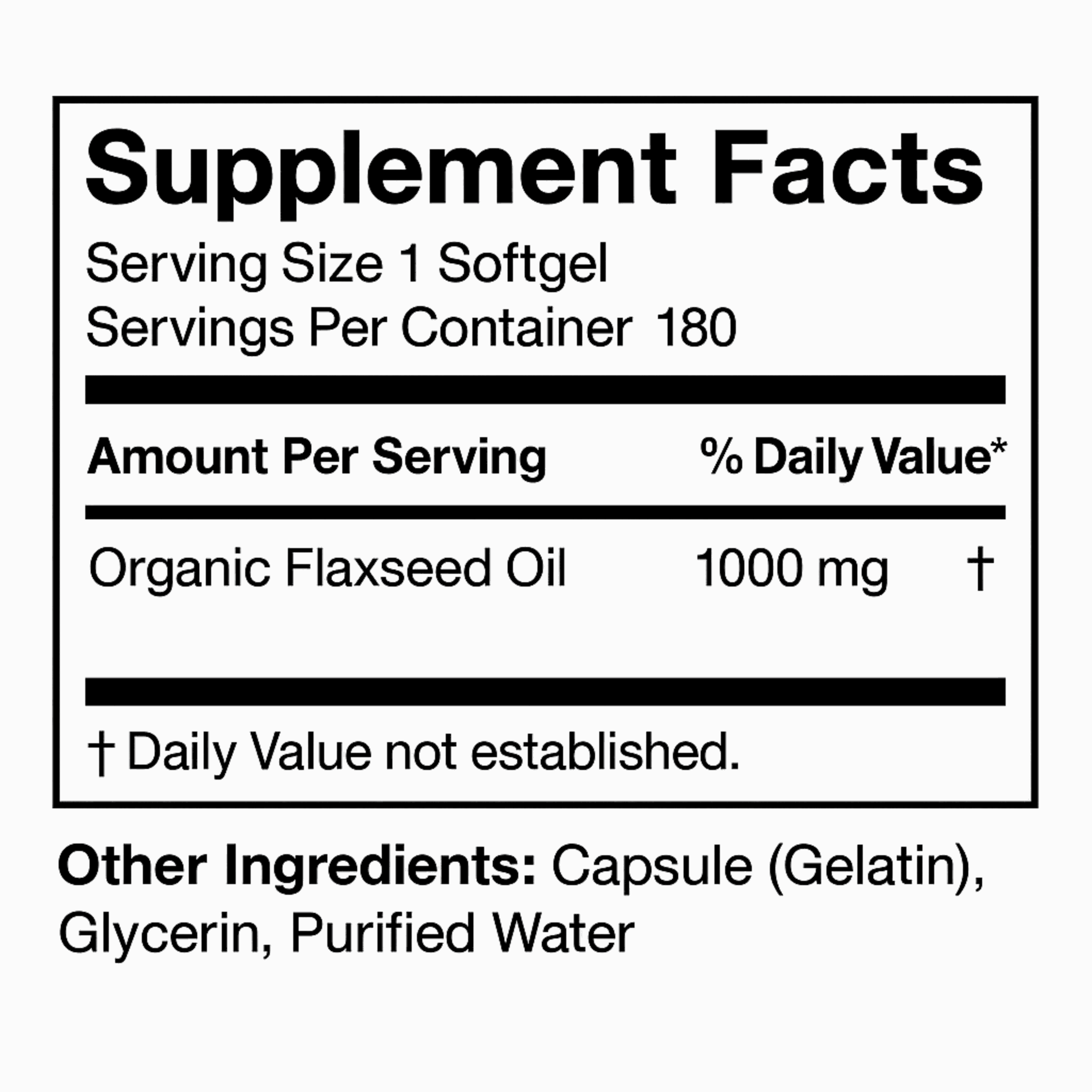Flaxseed Oil Liquid