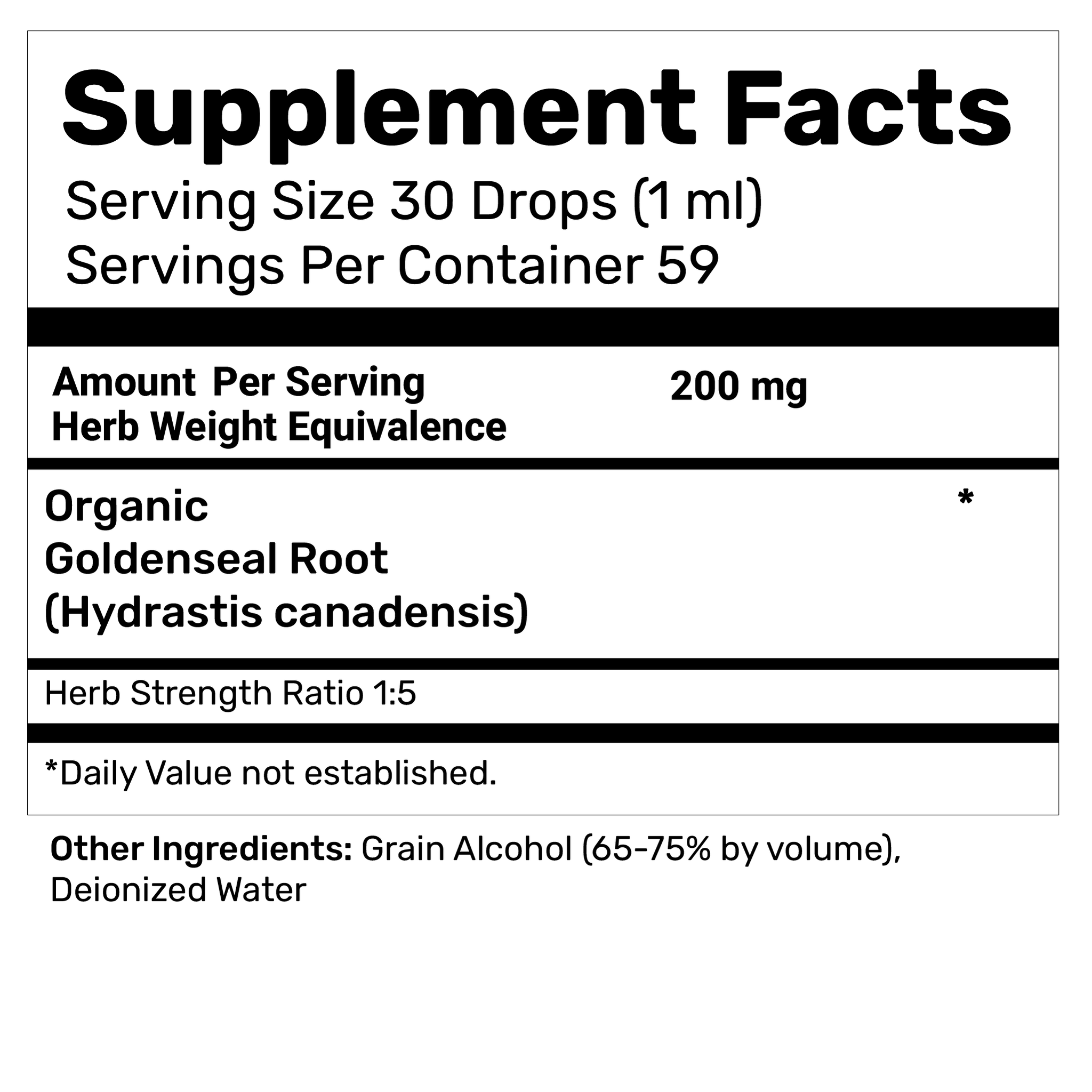 Goldenseal Liquid
