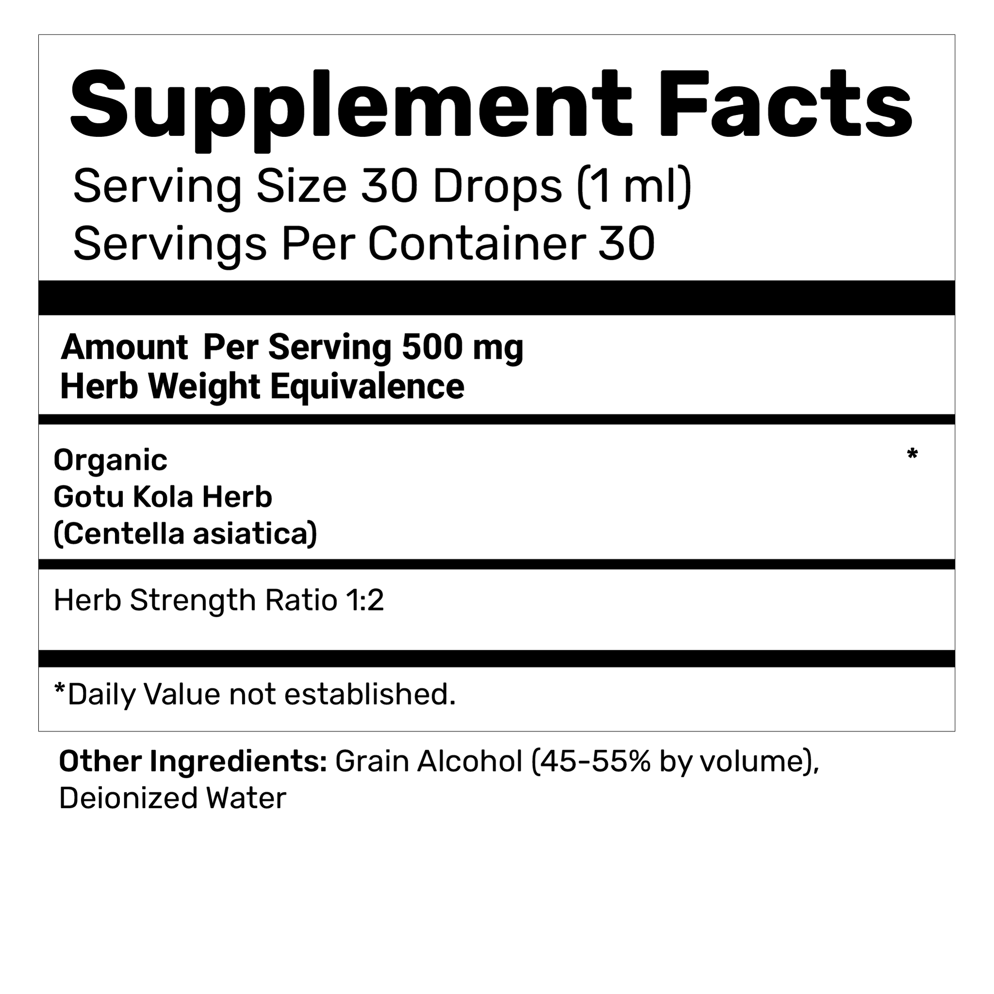 Gotu Kola Liquid