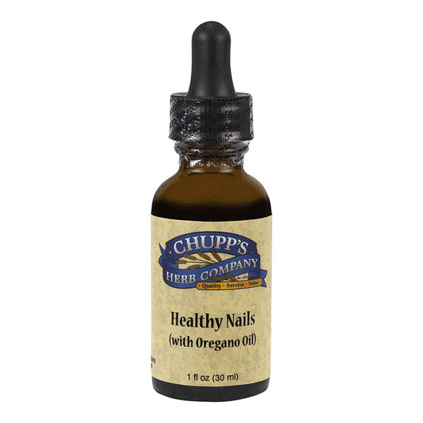 Healthy Nails oregano oil nail care dropper bottle with sweet almond oil base