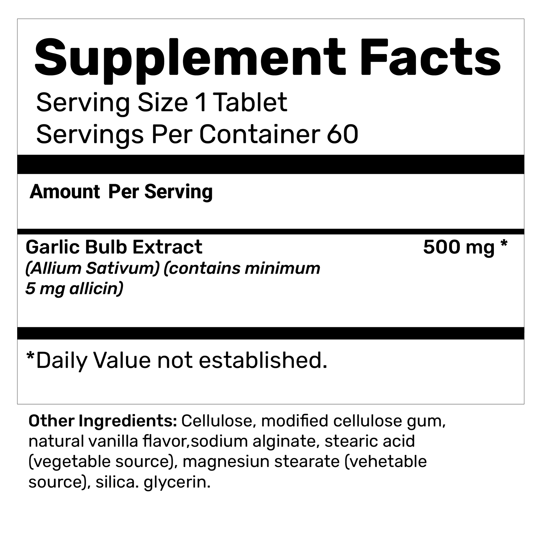 High Allicin Garlic