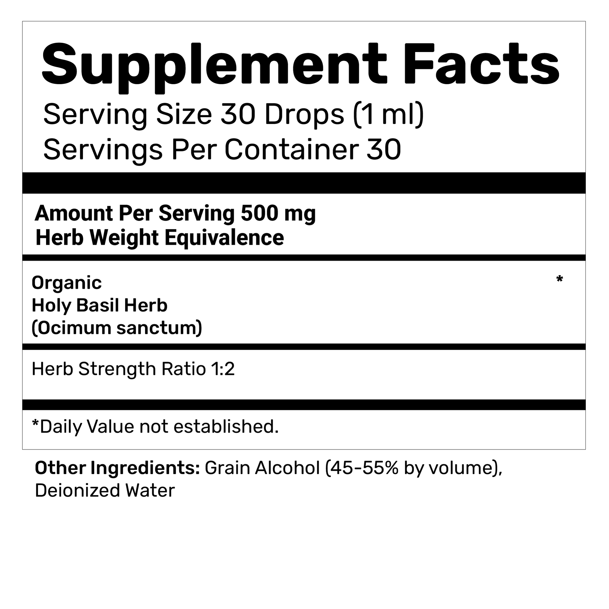 Holy Basil Liquid