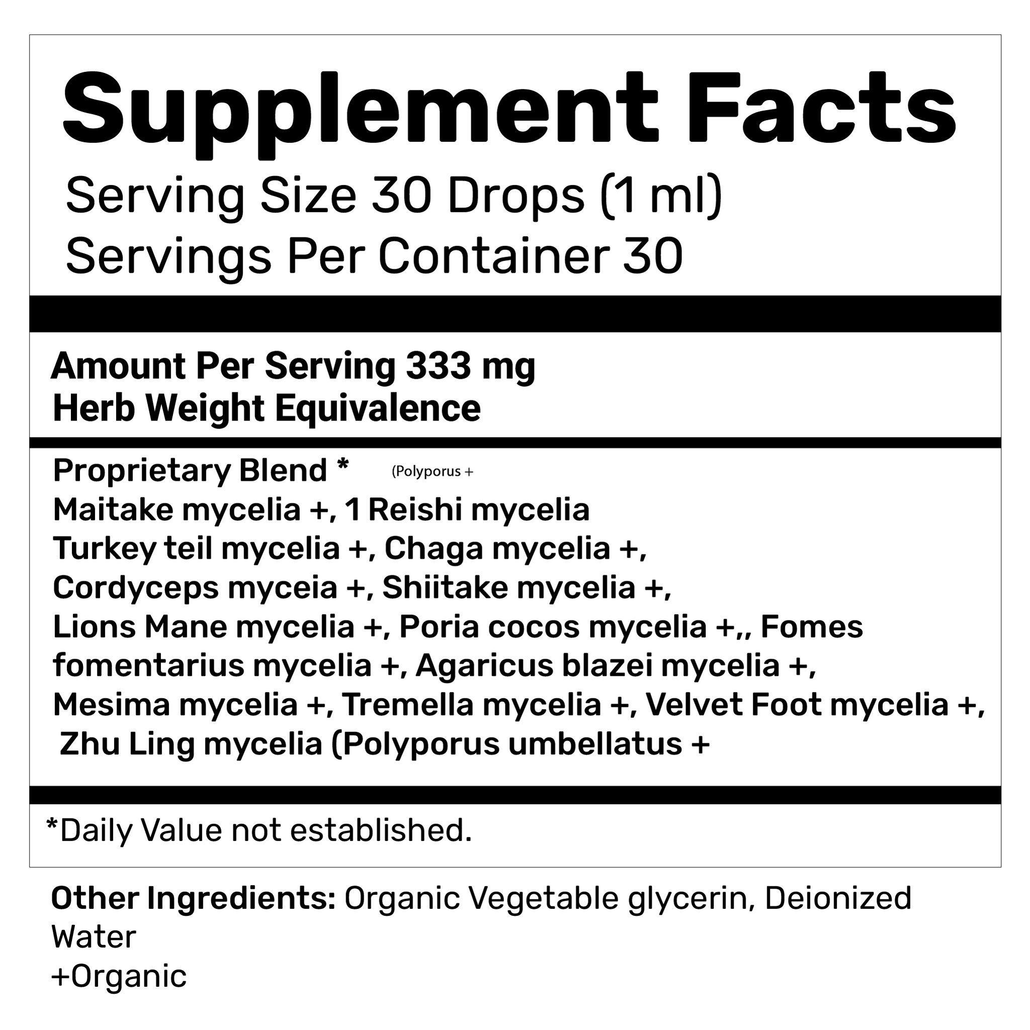 Mushroom Immune Liquid