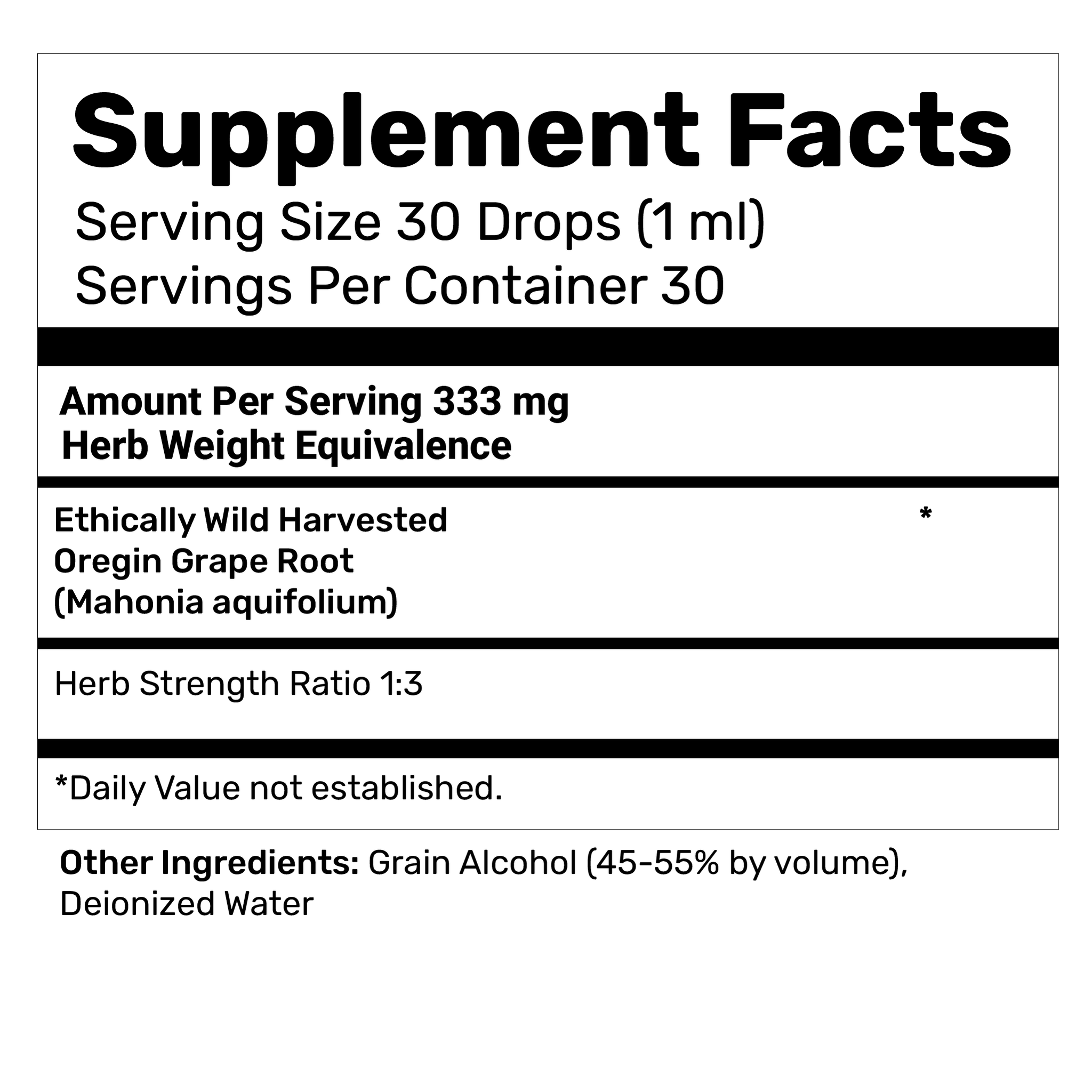 Oregon Grape Root