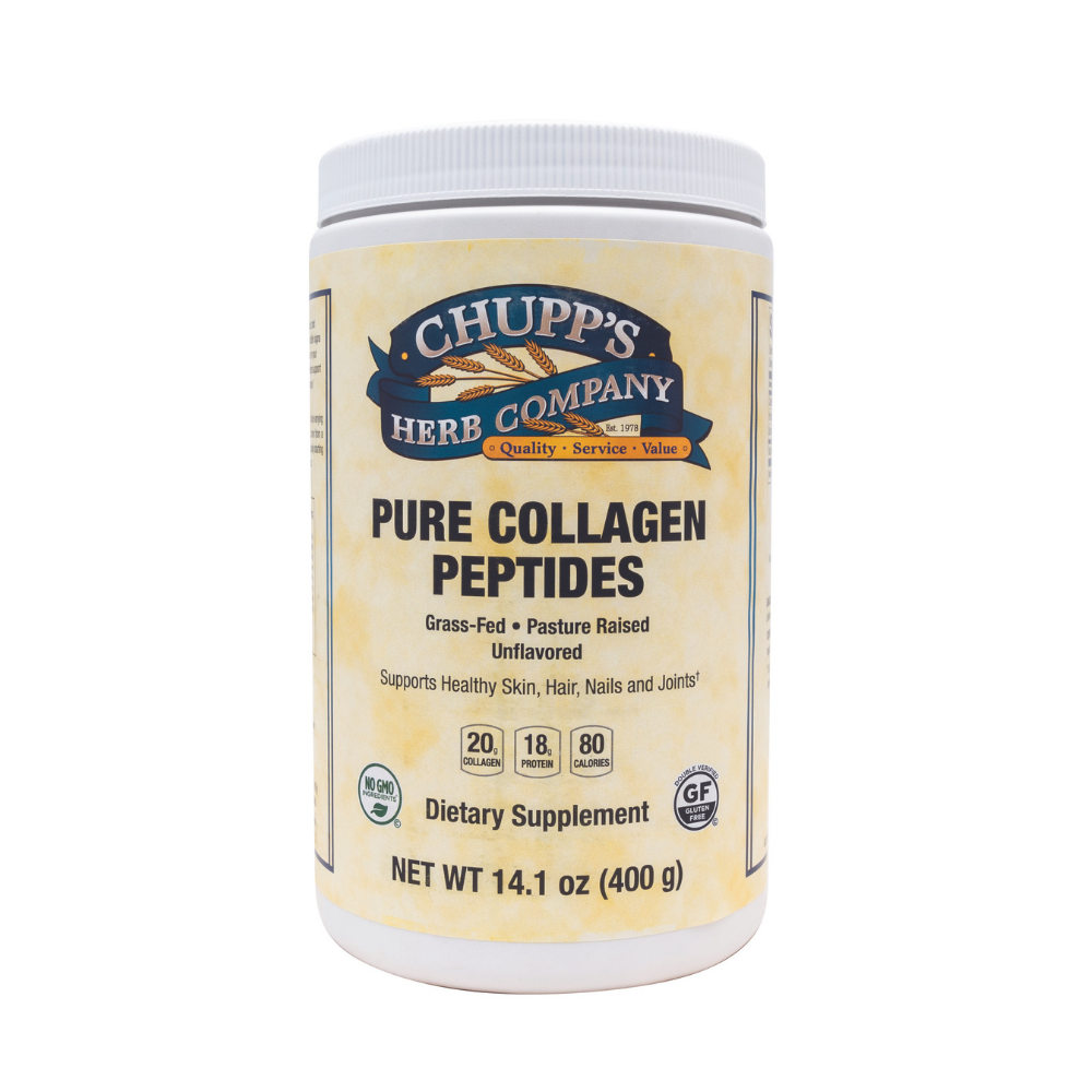 Pure Collagen Peptides supplement facts label