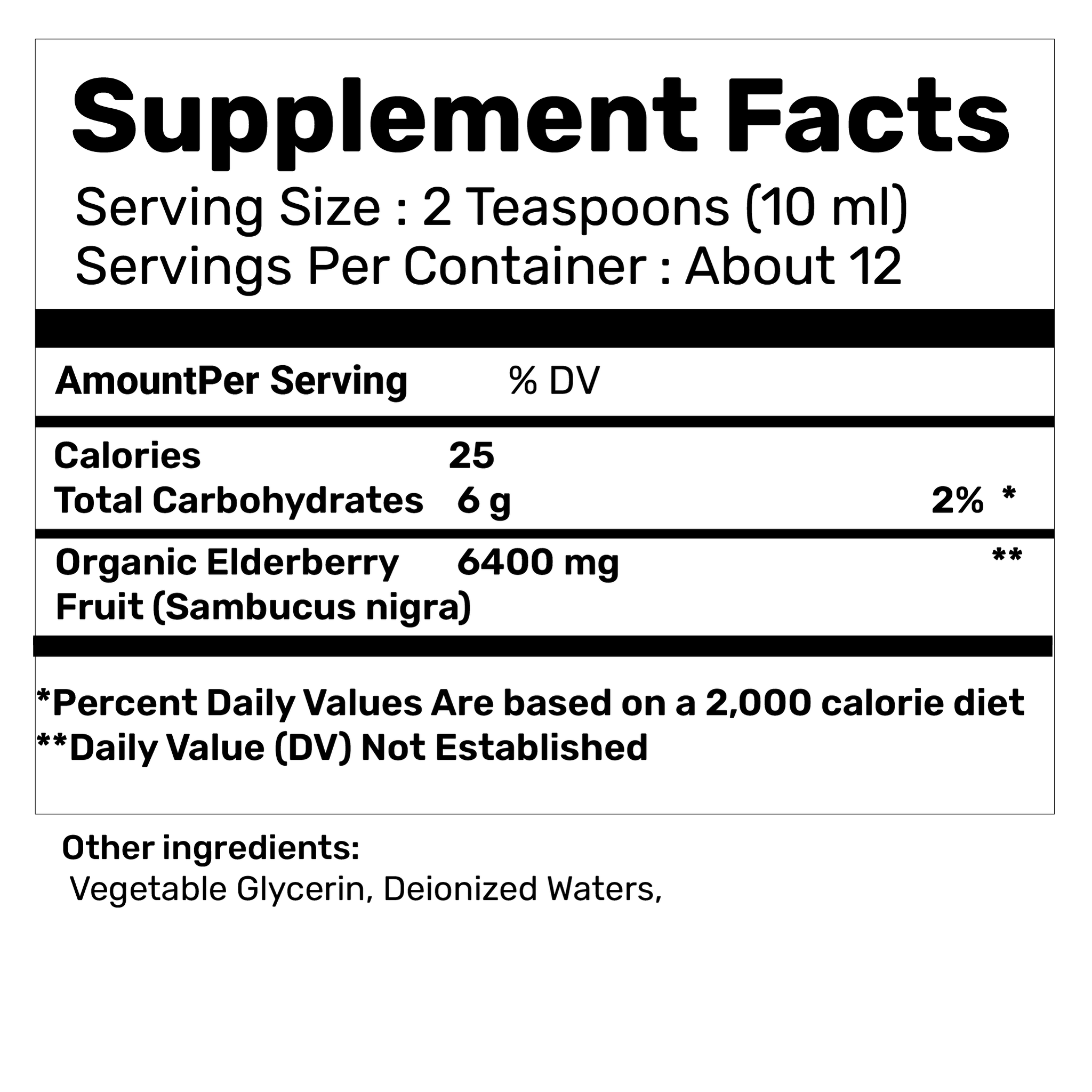 Sambucus Elderberry Syrup