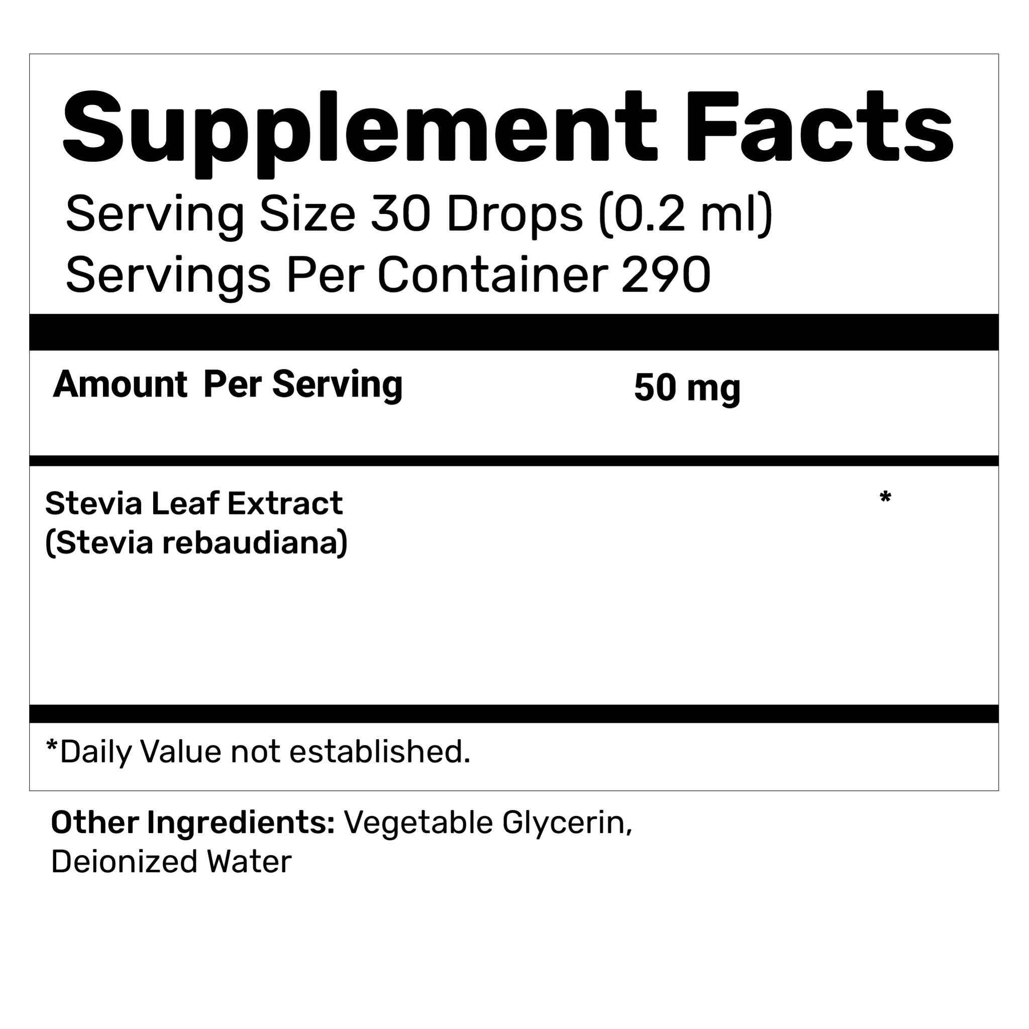 Stevia Liquid