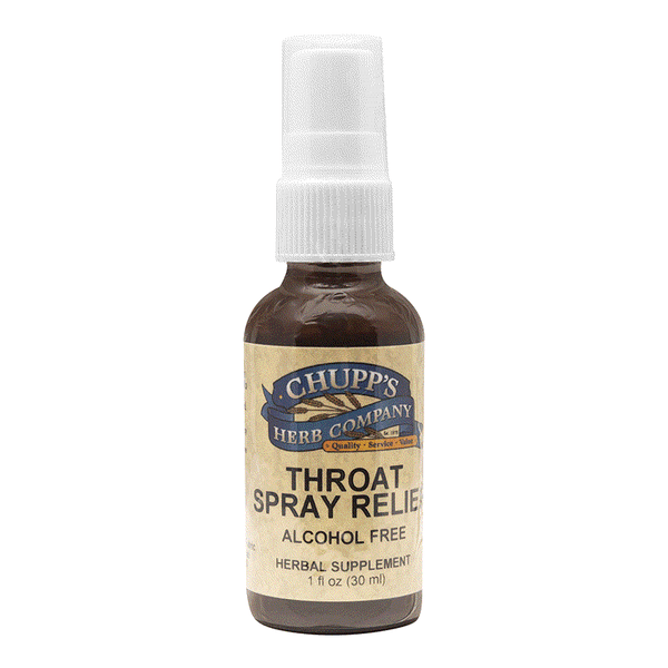 1 oz alcohol-free throat spray relief herbal supplement with easy-to-use nozzle
