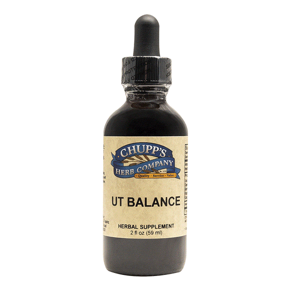 Chupp's Herb Company UT Balance herbal supplement with 473mg per serving for kidney and urinary support including Uva Ursi and ginger.